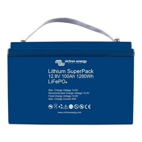 (image for) Victron Energy, BAT512110712, Lithium SuperPack 12,8V/100Ah-a (M8)