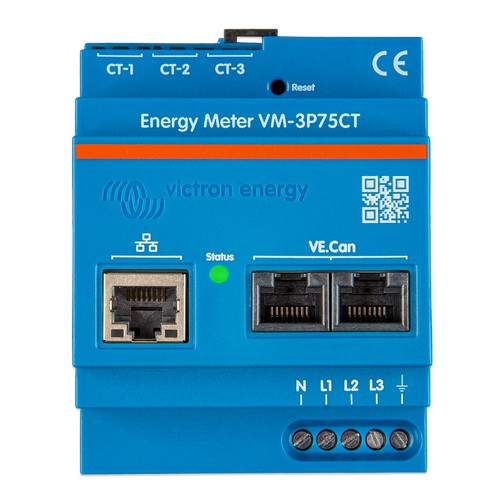 (image for) Victron Energy, REL200300100, Energy Meter VM-3P75CT