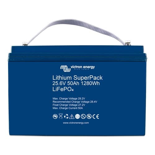 (image for) Victron Energy, BAT524050705, Lithium SuperPack 25, 6V/50Ah (M8)