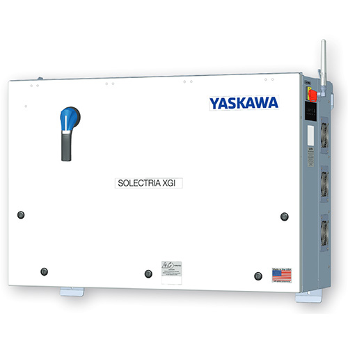 (image for) Yaskawa Solectria Solar, UUX002283, XGI 1500-175-480-DCG Inverter, Transformerless, 175kW Power Rating with User-Selectable Overhead (175kW/175kVA or 175kW/200kVA), 1500VDC Max Input, 480VAC Output, 5 Year Standard Warranty, Made in the USA. Includes grounded DC input, for compatibility with all First Solar PV modules.
