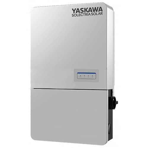 (image for) Yaskawa Solectria Solar, PVI-25TL-480-APS20, PVI-25TL-480-R Inverter: transformerless, 25kW Power Rating, 1000VDC Max Input, 480VAC Output,10 Year Standard Warranty, UL 1741SB certified Rule 21 compliant. Included wiring box has 20A Fuses, PLC transmitter and bleed-down circuit for Module-Level Rapid Shutdown with APsmart receivers (RSD-APS, RSD-APS-Q, RSD-APS-D20).