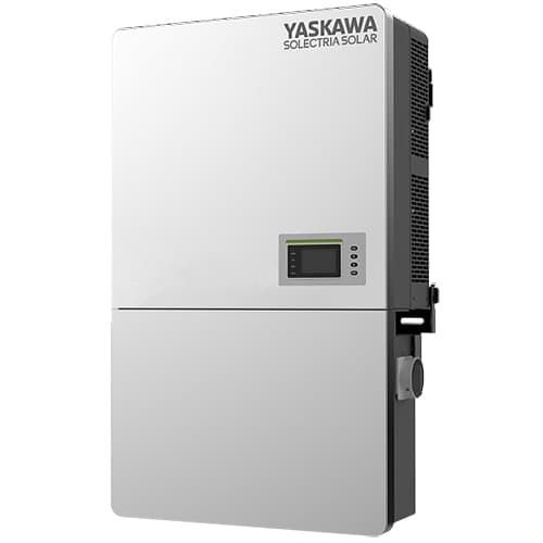 (image for) Yaskawa Solectria Solar, PVI 60TL-480, 3-Ph WYE Grid tied inverter, 60kW, 480VAC, 60Hz, 1000VDC, 3 MPPT, 10 Yr. Warr, Transformerless, RS485, Arc-Fault Detection, NEMA 4X, Internal data-logger, Mount: 0 - 90, [MUST ADD WIRING BOX]